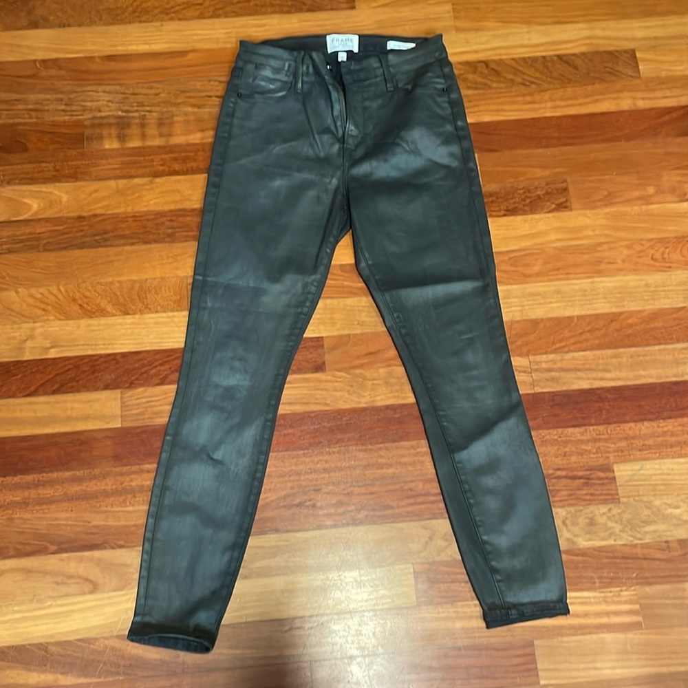 Frame gray coated denim, size 28